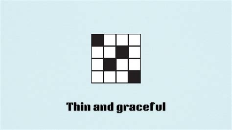 crossword clue thin|thin crossword answer.